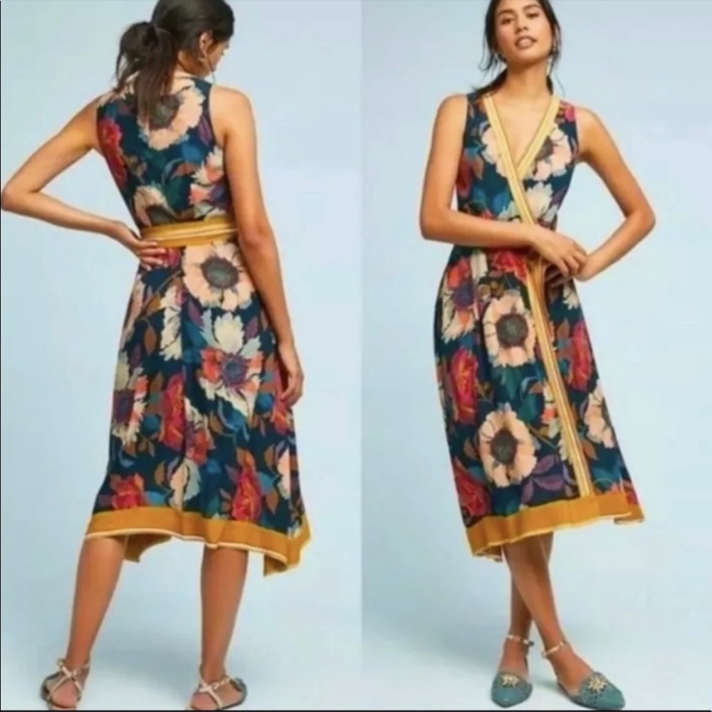 Maeve Multicolor Floral Dress - Picture 2 of 16